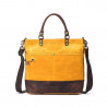 Della Q Canvas tote (Mustard yellow)